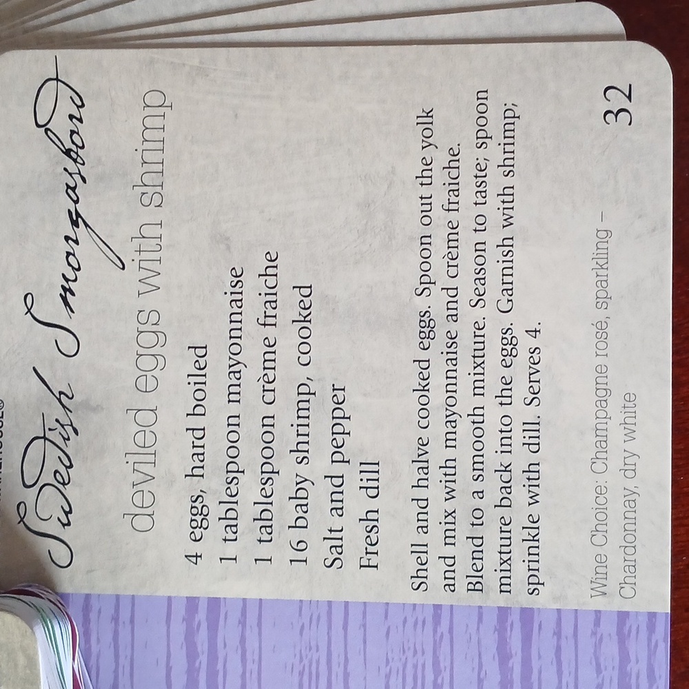 Wine & Cheese Recipe Deck Cards - Picture 12 of 16